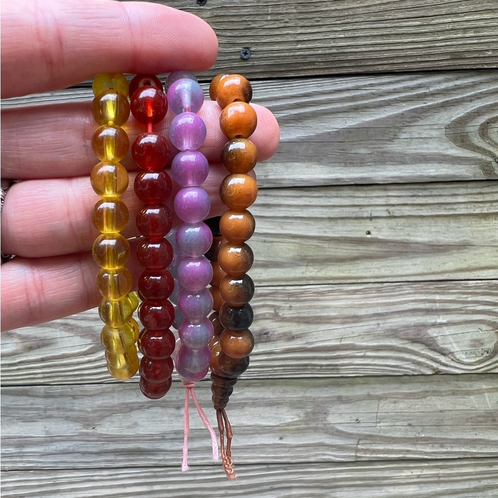 Beaded Bracelets, Various colors